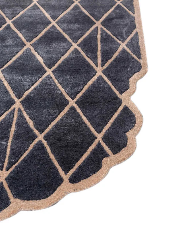 Xena Luxe Irregular Hand Tufted Carpet & Rug