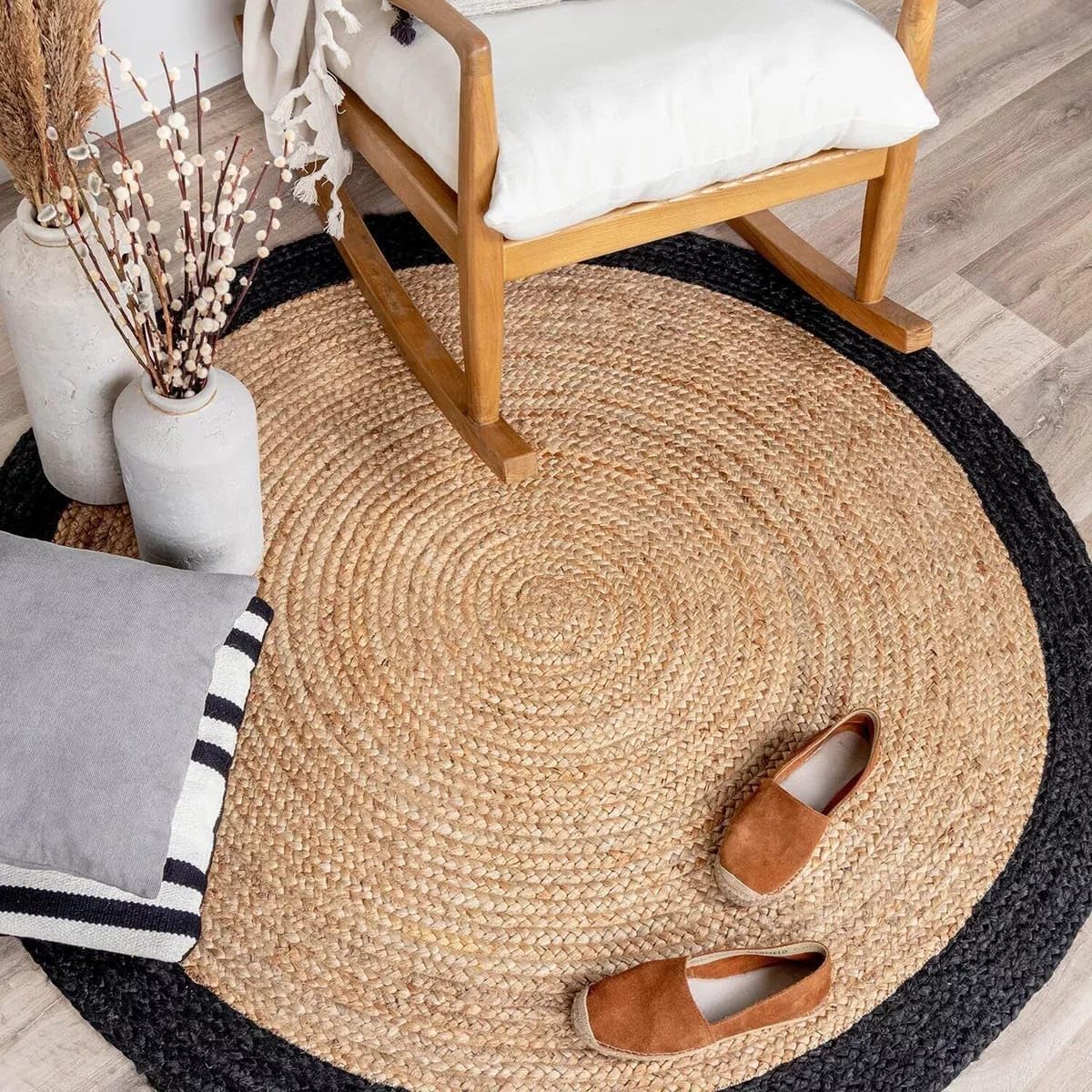 Avira Round Jute Carpet & Rugs