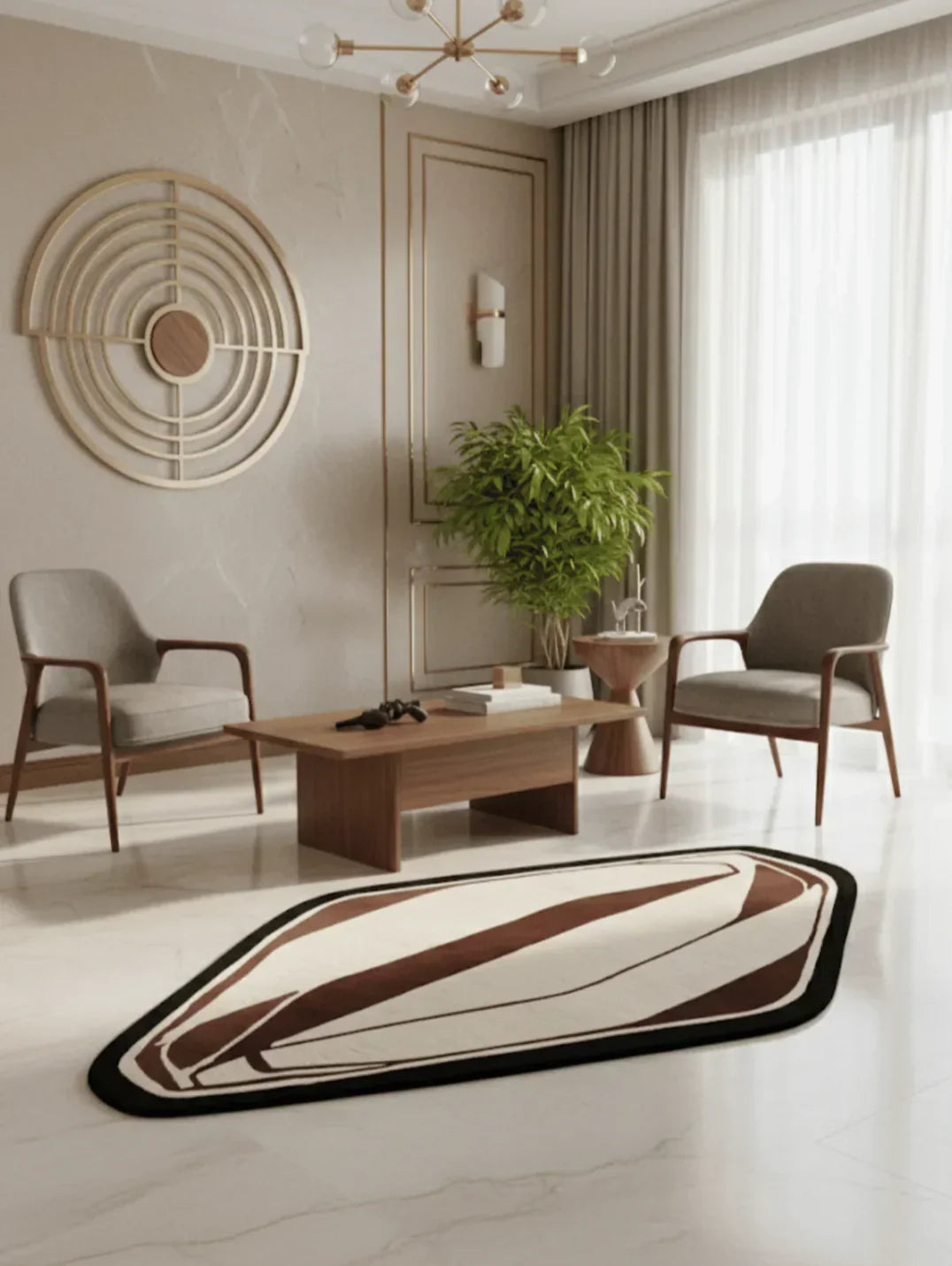 Avero Irregular Hand Tufted Carpet & Rug
