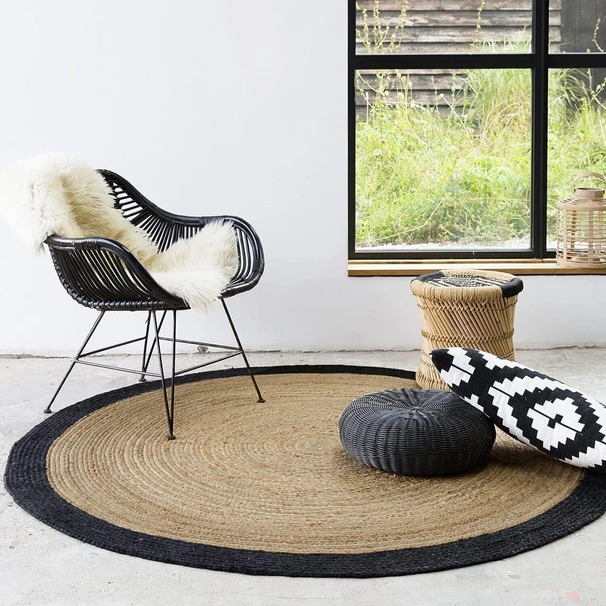 Avira Round Jute Carpet & Rugs