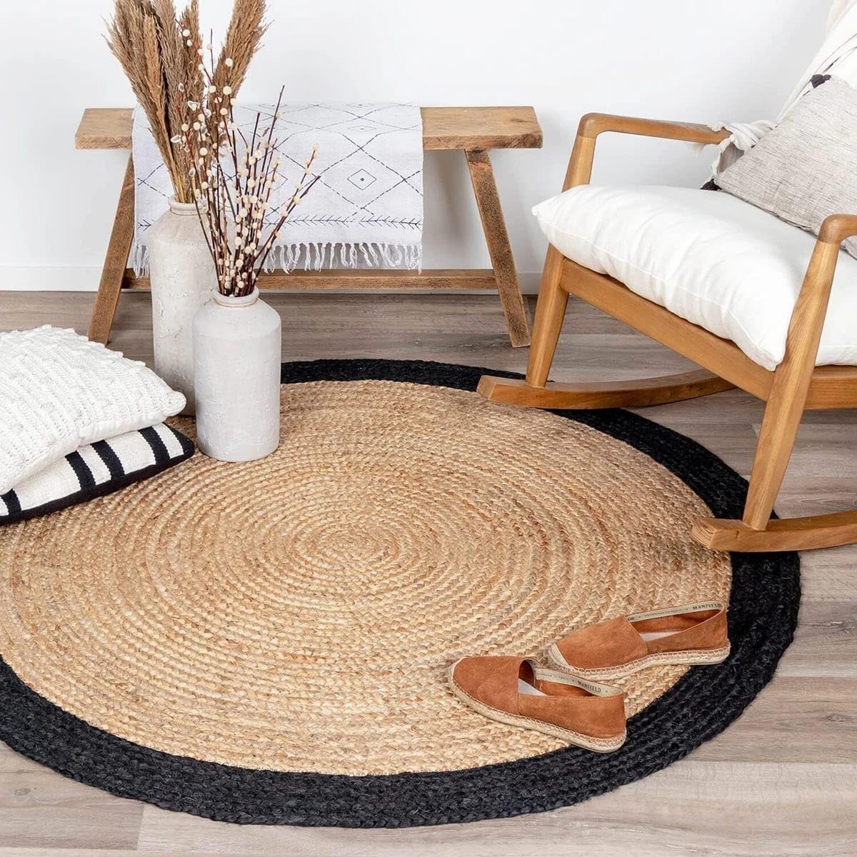 Avira Round Jute Carpet & Rugs