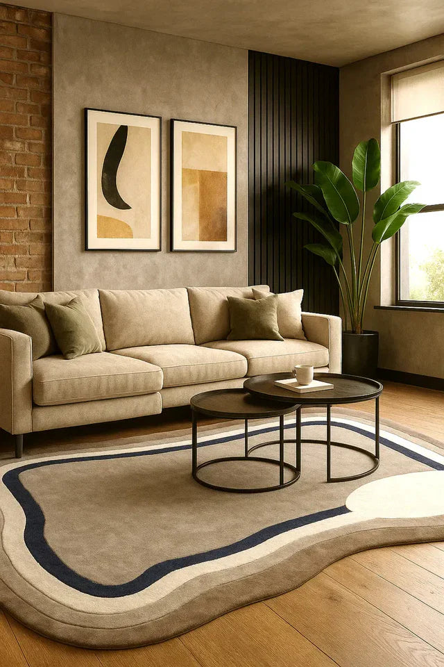 Cova Irregular Hand Tufted Carpet & Rug