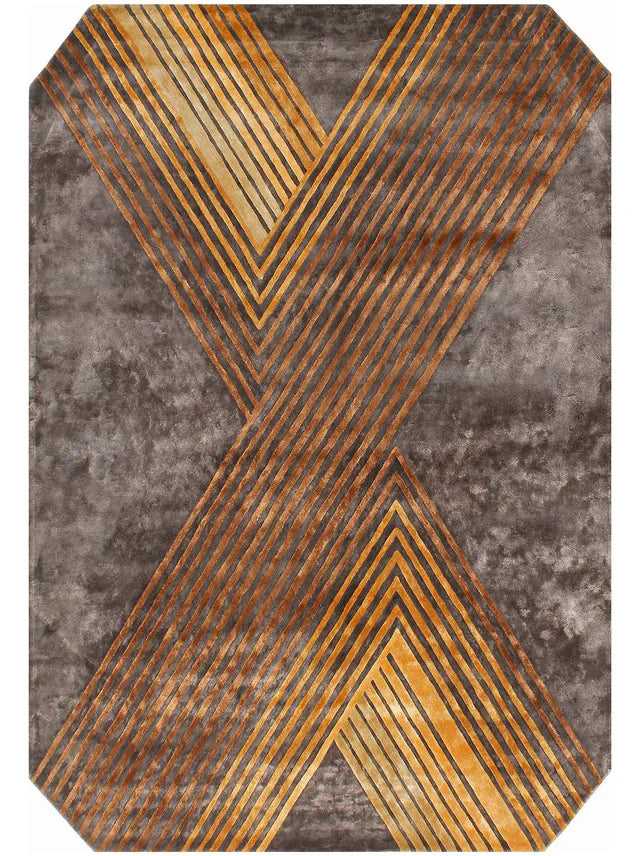 Tiva Prime Irregular Hand Tufted Carpet & Rug