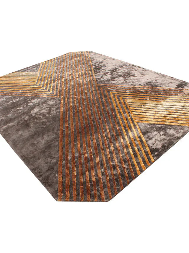 Tiva Prime Irregular Hand Tufted Carpet & Rug