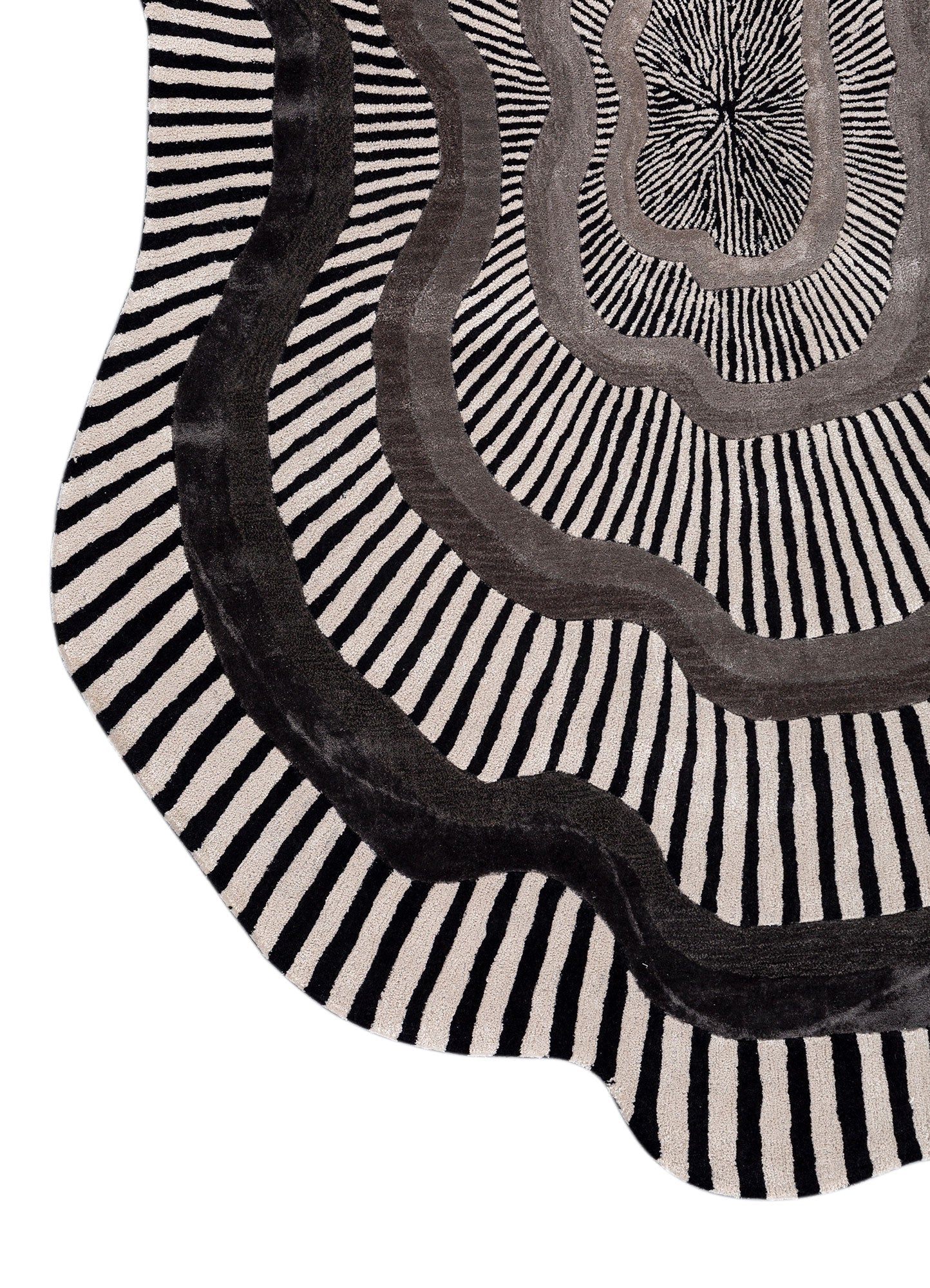 Xena Irregular Hand Tufted Carpet & Rug