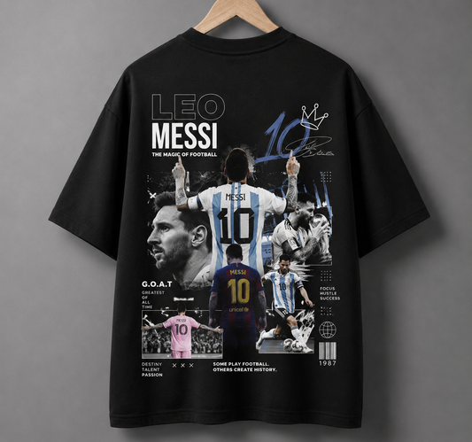 LEO MESSI “THE MAGIC OF FOOTBALL” OVERSIZED T-SHIRT