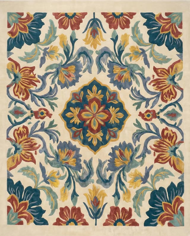 Snow Hand Tufted Carpet & Rug