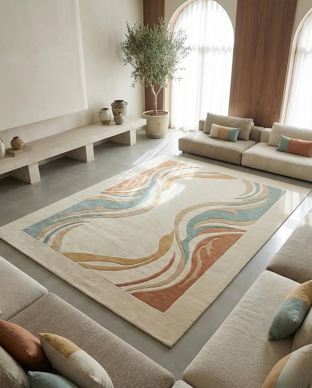Azure Hand Tufted Carpet & Rug