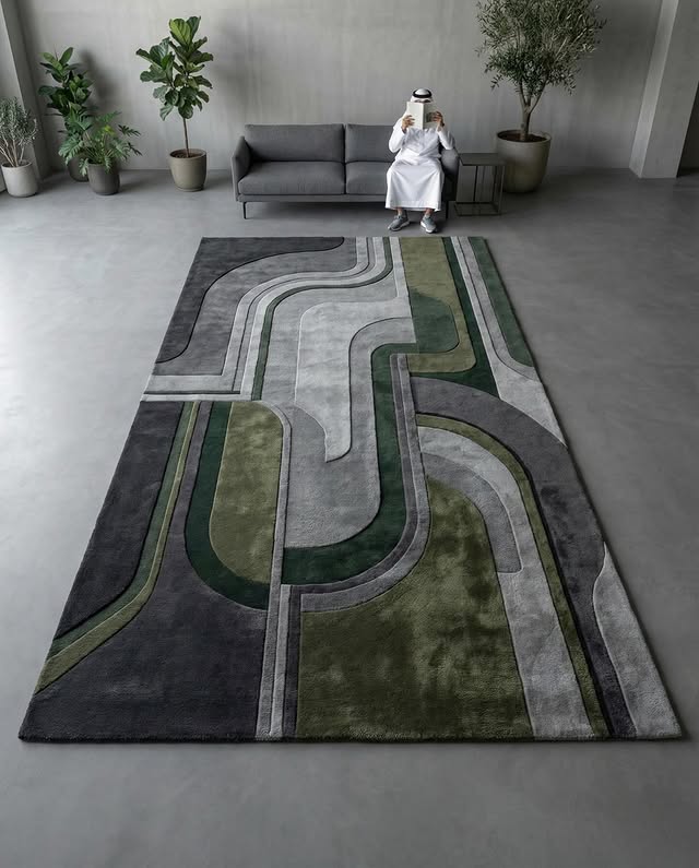 Lush Hand Tufted Carpet & Rug