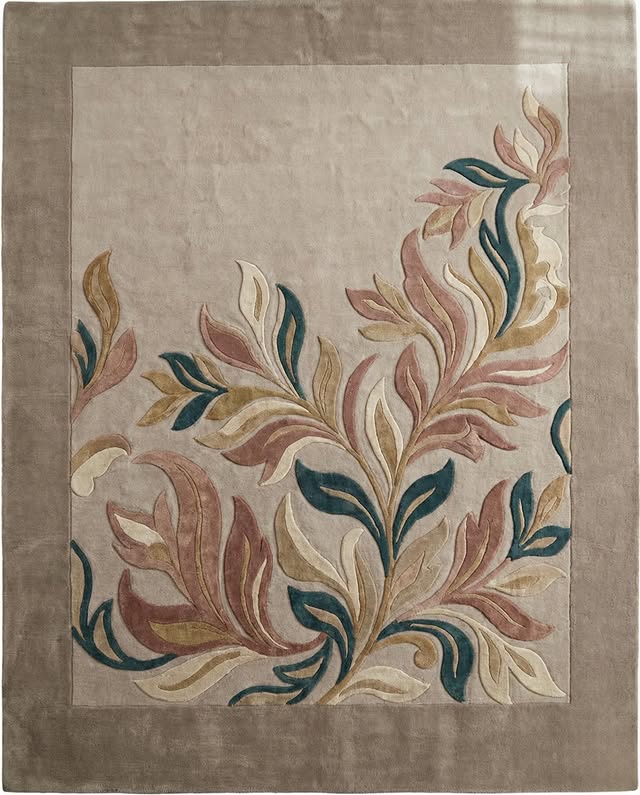 Ivory Hand Tufted Carpet & Rug