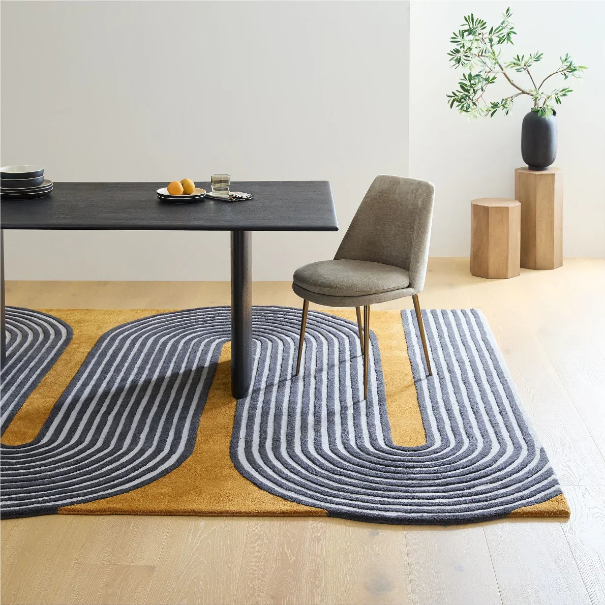 Silk Hand Tufted Carpet & Rug