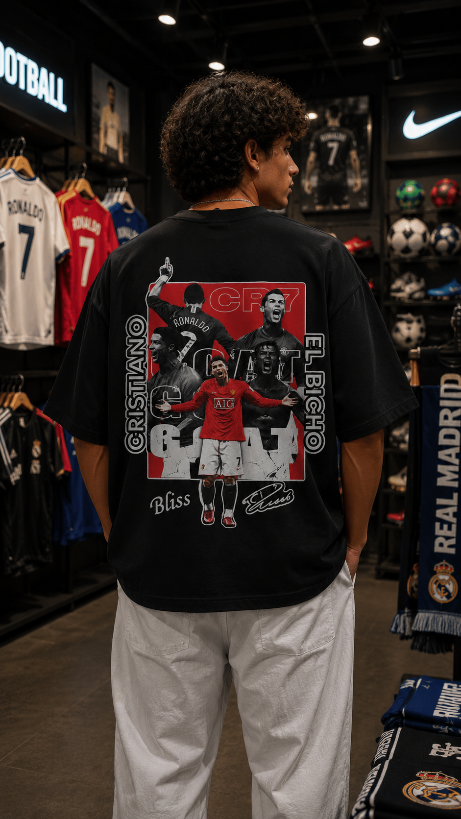 CR7 LEGACY OVERSIZED T-SHIRT