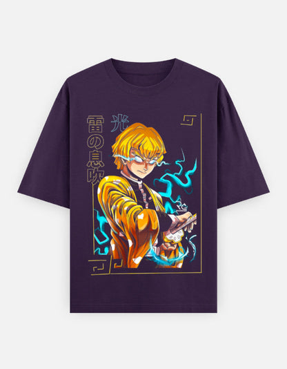 Demon Slayer Zenitsu Unisex Oversized Classic T-Shirt
