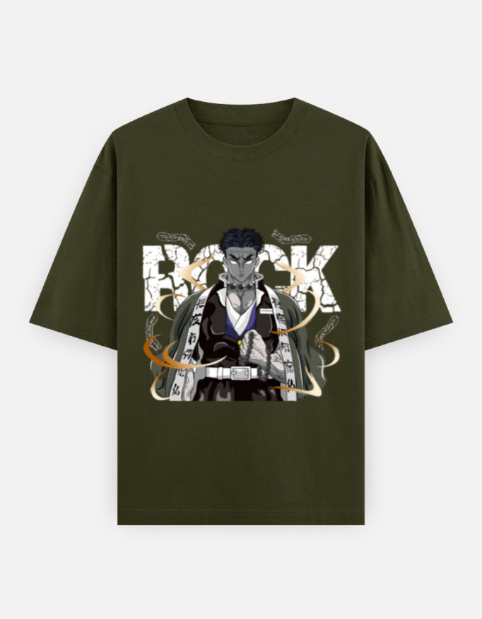 Demon slayer Rock Hashira Unisex Oversized Classic T-Shirt