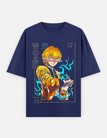 Demon Slayer Zenitsu Unisex Oversized Classic T-Shirt