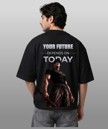 Sorcerer Anime Gym Pump Cover T-Shirt Cursed Strength Motivational Body building tee , Dark Minimalist Workout Streetwear